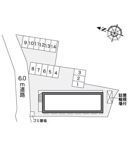 ★手数料０円★富士宮市宮原　月極駐車場（LP）